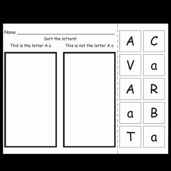 Letter Recognition Worksheets for Kindergarten Letter Recognition Worksheets