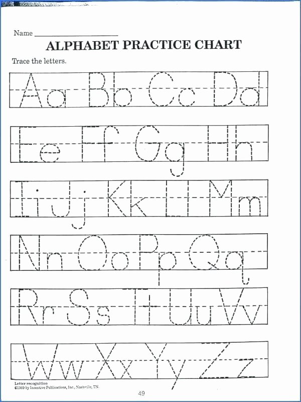 Letter sound Recognition Worksheets Kindergarten Letter Recognition Worksheets