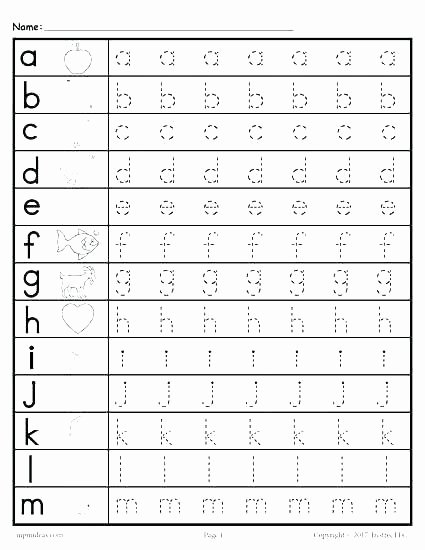 Letter Tracing Worksheets Pdf Luxury Traceable Alphabet Worksheets for Preschoolers