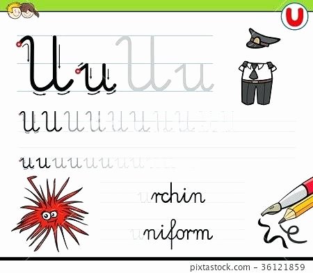 Letter U Worksheets for Kindergarten How to Write Letter U – Number38fo