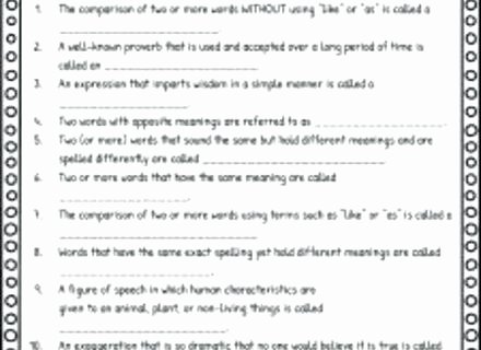 Literal and Nonliteral Worksheets Fresh Language Worksheets Heating Up Literal Bining Figurative