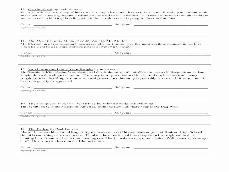 Literary Devices Worksheets Identifying theme Worksheets High School