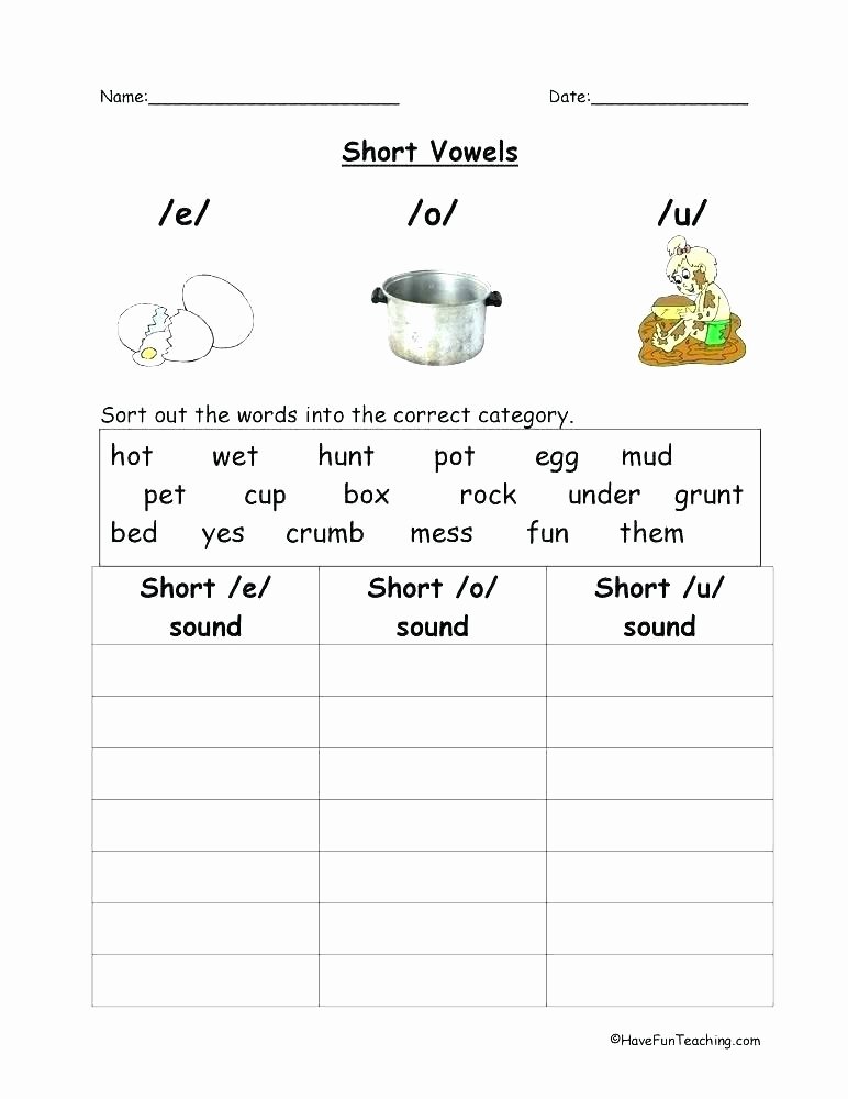 Long E Short E Worksheets Long Vowel O Silent E Worksheets Useful A for First Grade