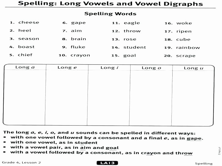 Long E Short E Worksheets Vowel Pairs Worksheets Medium Size Teaching Phonics Vowel