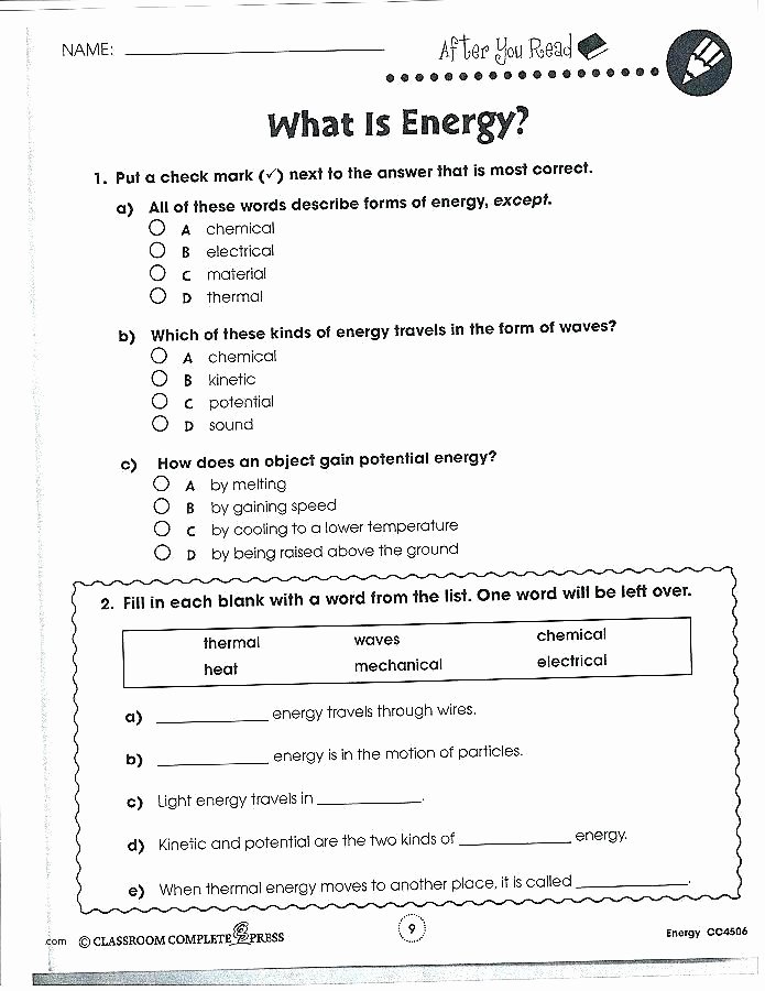 Long U sound Worksheet Light and sound Worksheets Grade 1 Heat Energy Grade