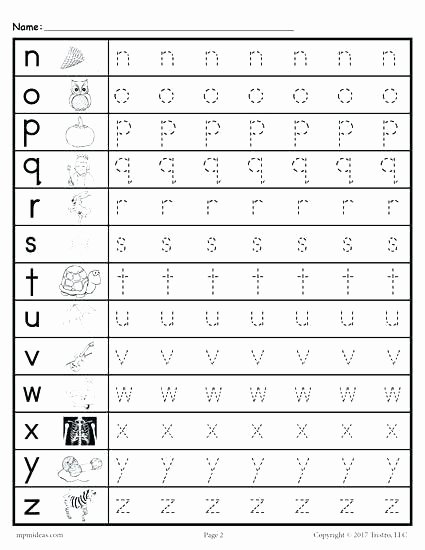 Lowercase Alphabet Tracing Worksheet Alphabet Worksheets