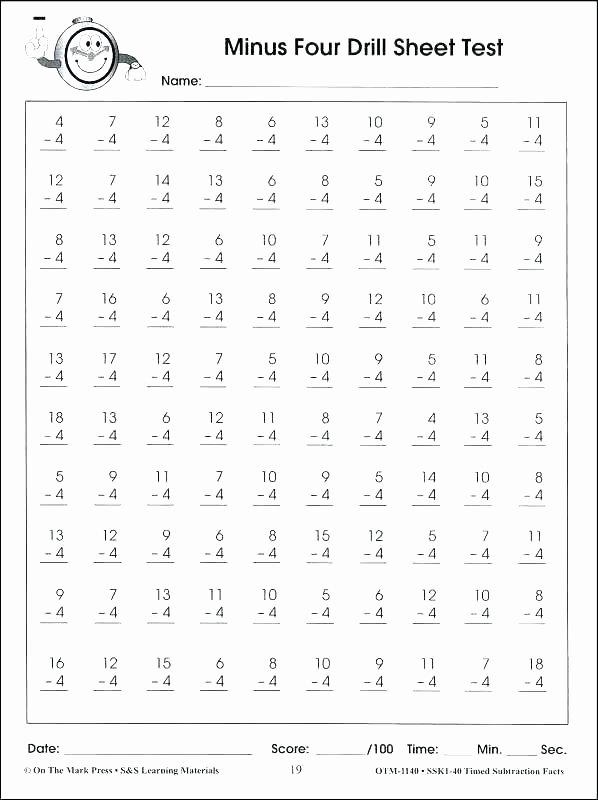 Mad Minute Addition Third Grade Multiplication Worksheets – originalpatriots