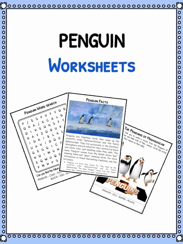 Making Change Worksheets Pdf Penguin Facts Worksheets &amp; Species Information for Kids