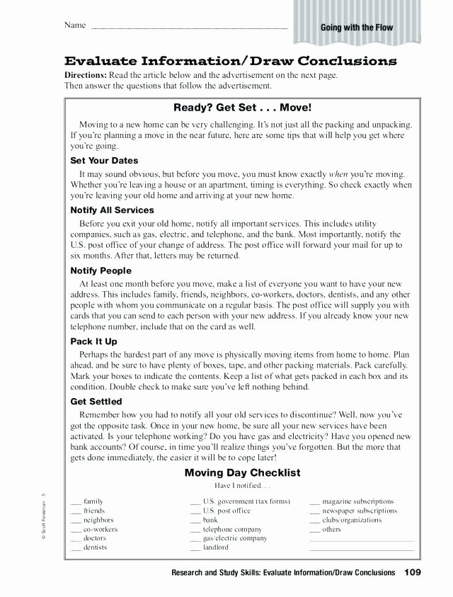Making Inference Worksheets 4th Grade Inference Worksheets Grade Making Free Printable for 5th 5 Pdf