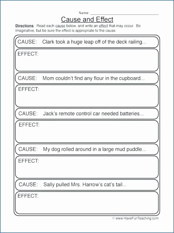 Making Predictions Worksheet 2nd Grade Cause and Effect Worksheets 2nd Grade