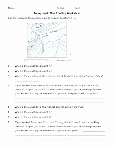 Map Reading Practice Worksheets New Map Reading Worksheets Grade 6