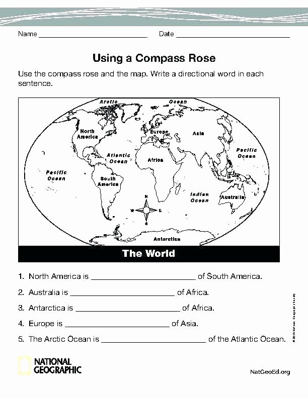 Map Scale Worksheet 3rd Grade Elementary Map Skills Worksheets