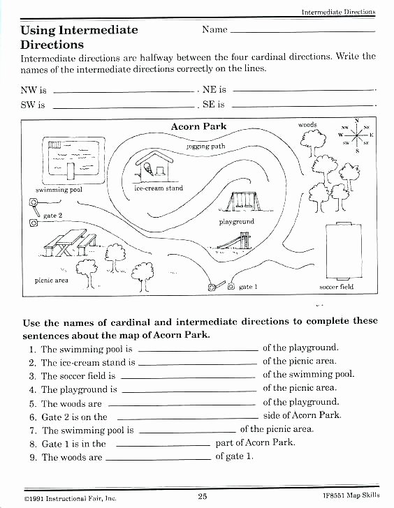Map Scale Worksheet 3rd Grade Map Worksheets