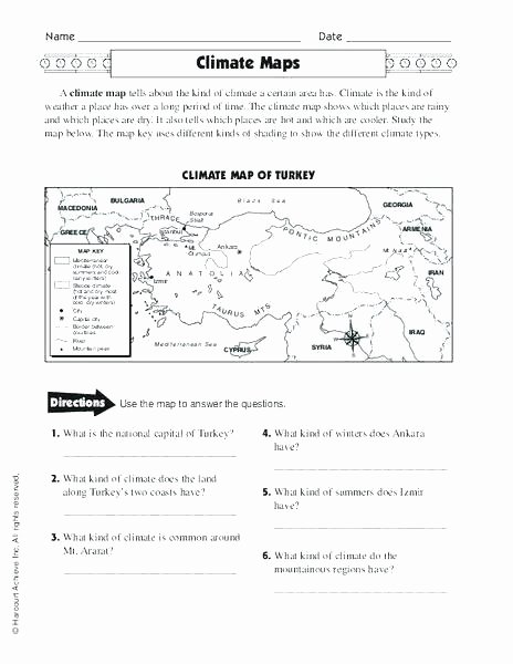 Map Scale Worksheet 4th Grade Grade Weather Worksheets Weather Worksheets Grade Reading A