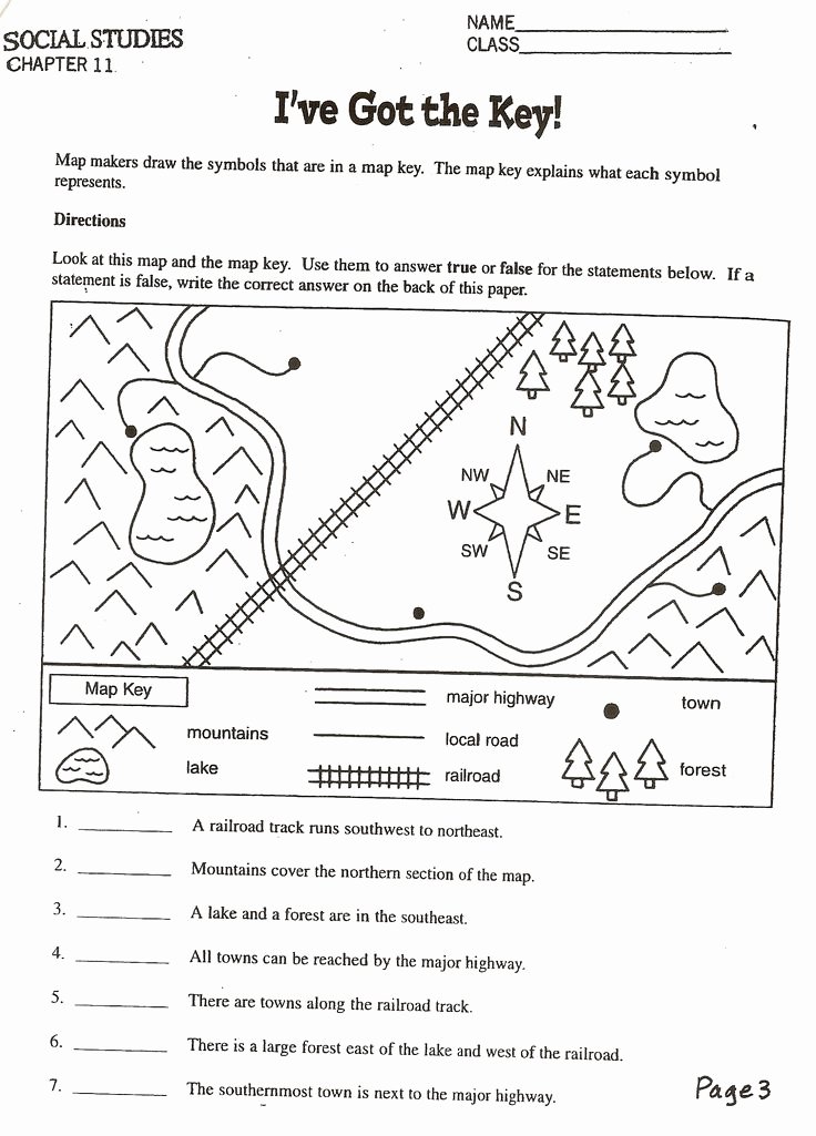 Map Skills Worksheet 2nd Grade Elegant Karen Gksimmons0391 On Pinterest
