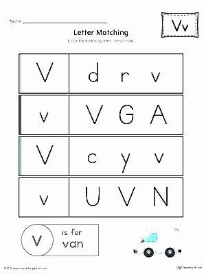 Matching Numbers Worksheets Preschool Matching Worksheets