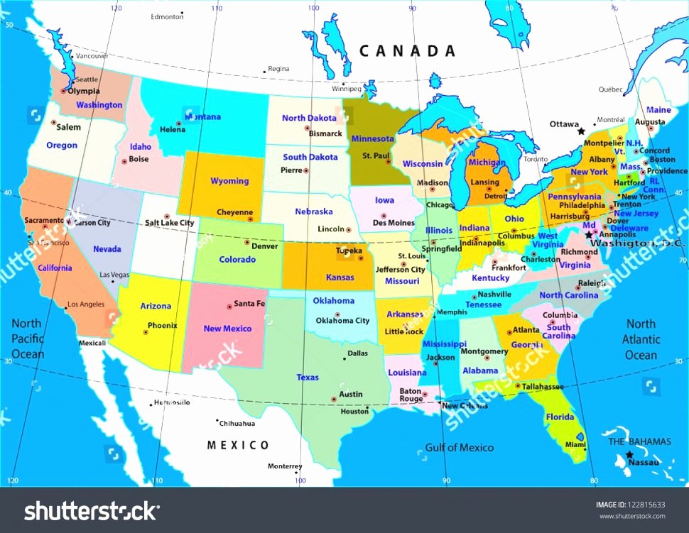 Matching States and Capitals Worksheet Us Map Maps the United States Basemap Usa Map and Capitals