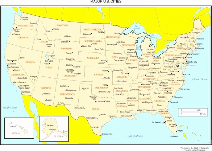 Matching States and Capitals Worksheet Us Map Usa States and Capitals Map United the Cities