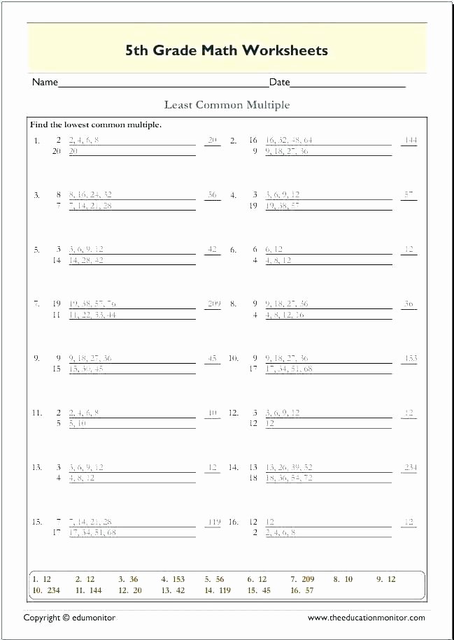 Math Aids Factors Worksheets Factors and Multiples Worksheets Worksheet Math Aids 3