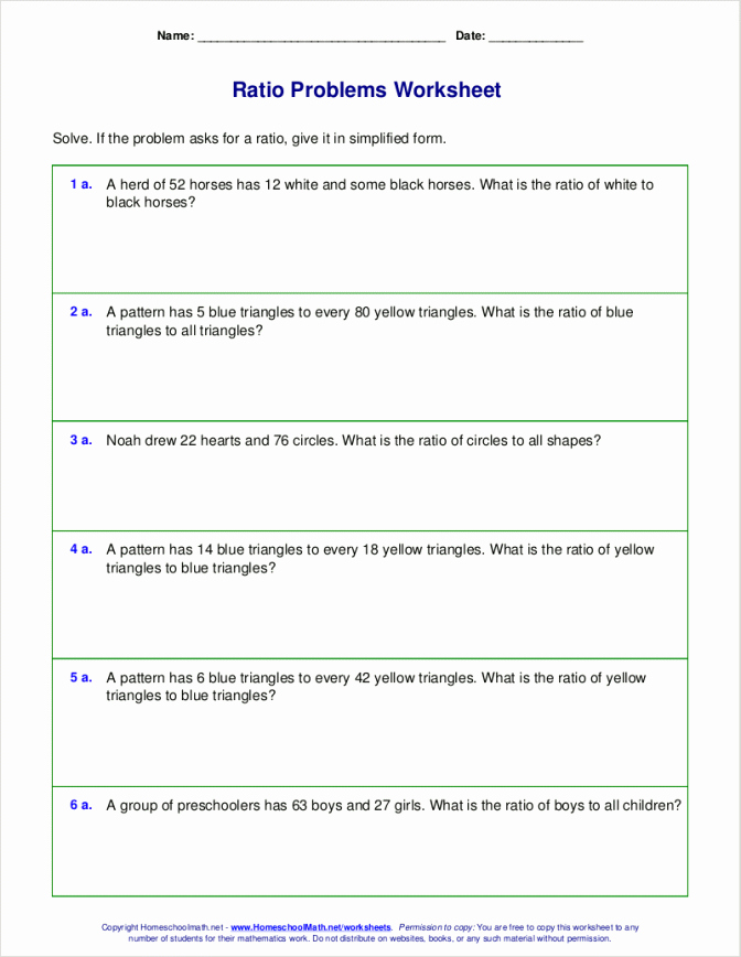 Math Aids Factors Worksheets Free Worksheets for Ratio Word Problems Math Aids Proportion