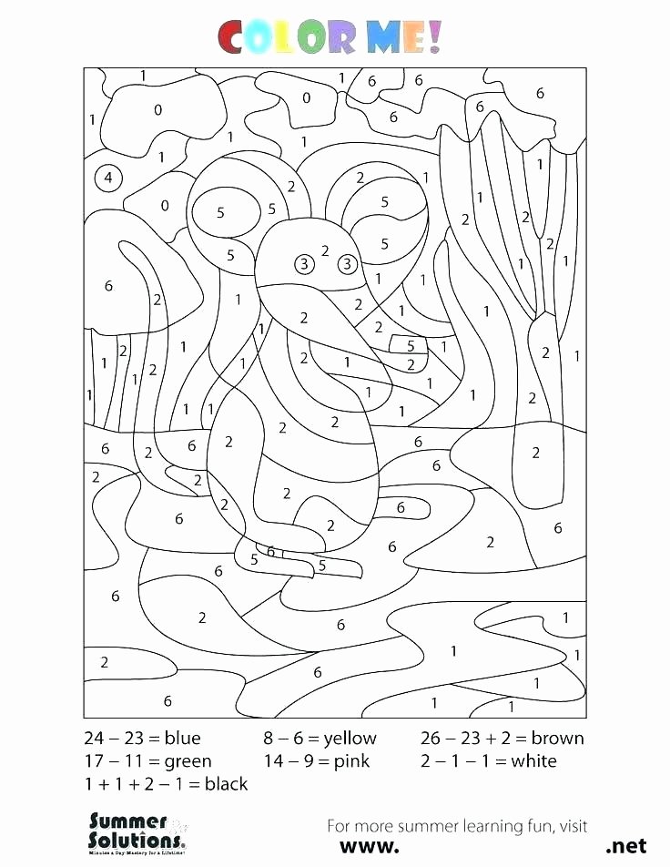 Math Coloring Worksheets 3rd Grade Awesome Christmas Math Coloring Worksheets – Ideahatch