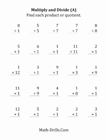 Math Drills Long Division Free Printable Multiplication and Division Worksheets