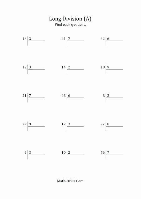 Math Drills Long Division Long Division Worksheets Grade 6 – Vishalcargopackersmover