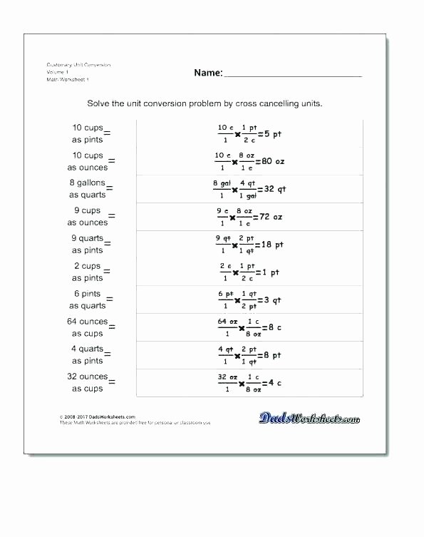 Measurement Worksheets 5th Grade 5th Grade Measurement Word Problems Worksheets