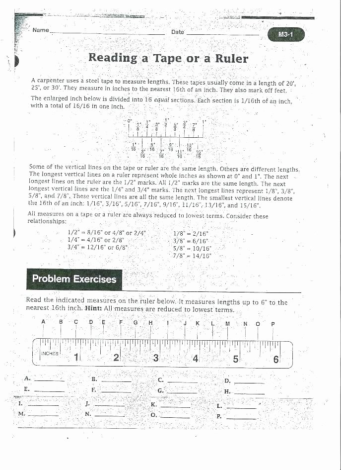 Measurement Worksheets for 2nd Grade Grade Math Worksheets for Measurement Inches Grade Math