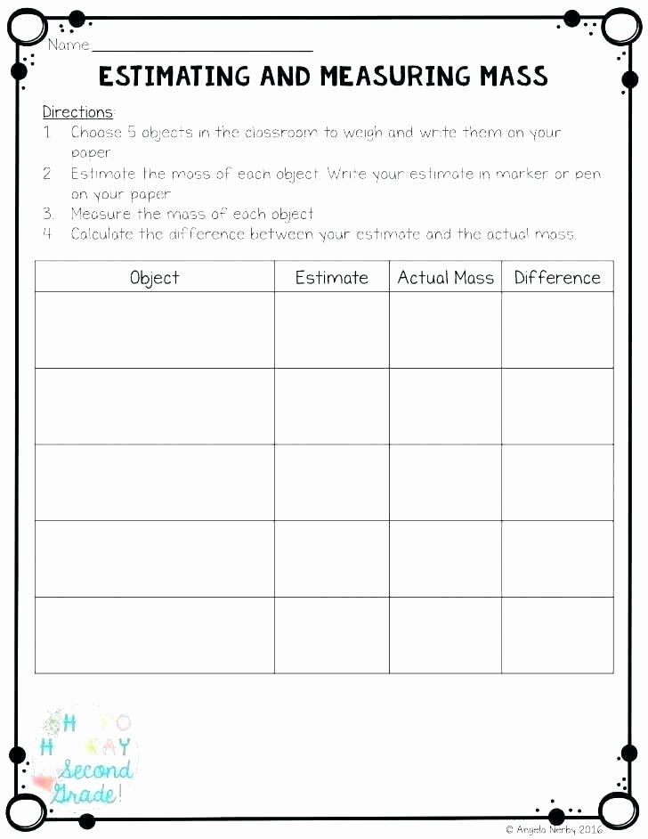 Measurement Worksheets Grade 3 Lovely Free First Grade Measurement Worksheets
