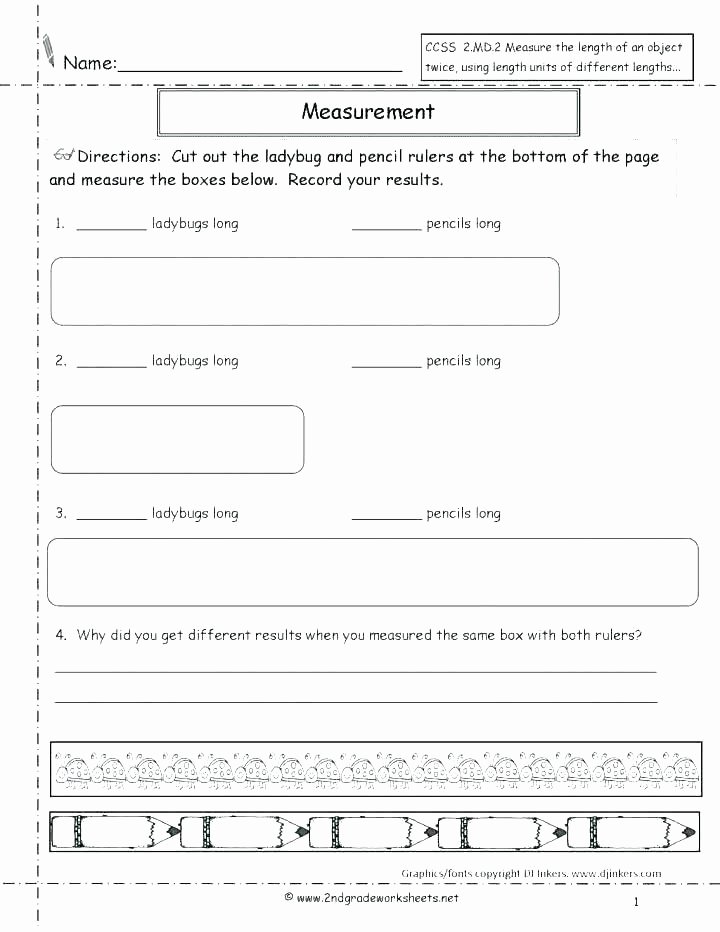 Measuring Worksheets 3rd Grade 4th Grade Measurement Worksheets Surement Worksheets Grade 3