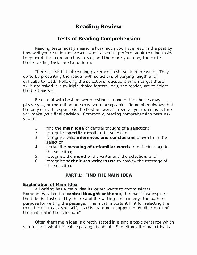 Memorial Day Reading Comprehension Holiday Reading Prehension Worksheets Free