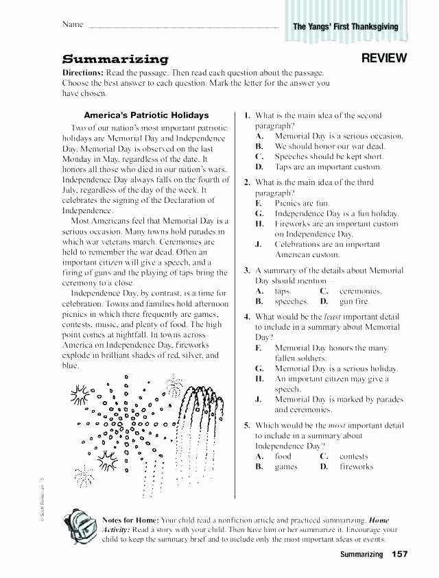 Memorial Day Worksheets First Grade Memorial Day Reading Prehension Worksheets D by