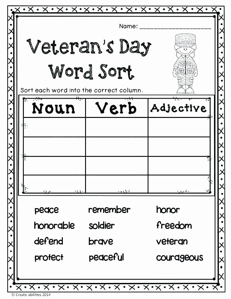Memorial Day Worksheets First Grade Veterans Day Worksheets for Grade Free Elementary Students Pdf