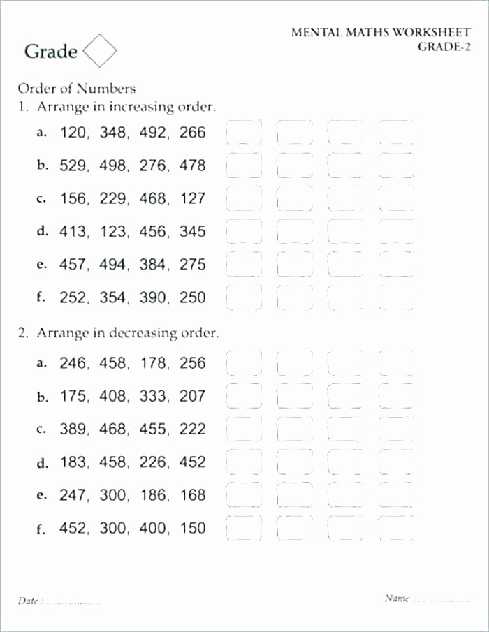 Mental Math Multiplication Worksheets Mental Math Worksheets Grade 2
