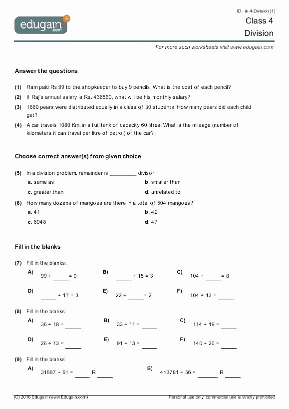 Mental Math Worksheets Grade 3 Mental Math Practice Worksheets