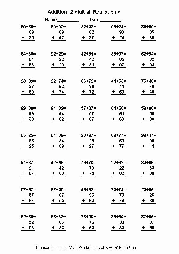 Mental Math Worksheets Grade 3 Mental Math Worksheets Grade 5