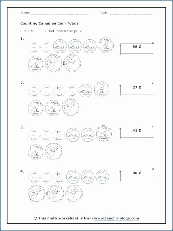 Menu Math Worksheets Printable Free Money Math Worksheets
