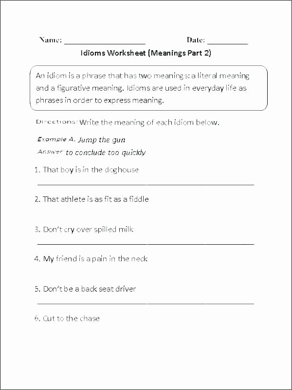 Metaphor Worksheet Middle School Personification Worksheets 5th Grade – Openlayers