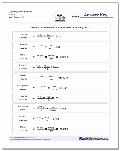 Metric and Customary Conversions Worksheets Ounces and Pounds Worksheets 3rd Grade