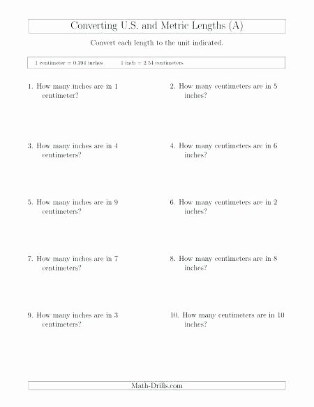 Metric Conversion Worksheets 5th Grade Conversion Prefixes Math Image Result for Metric System