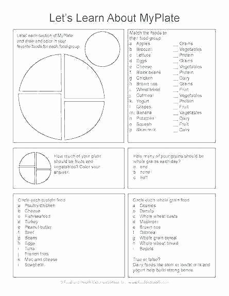 Middle School Health Worksheets Cooking Worksheets for Middle School Fun Healthy Activities