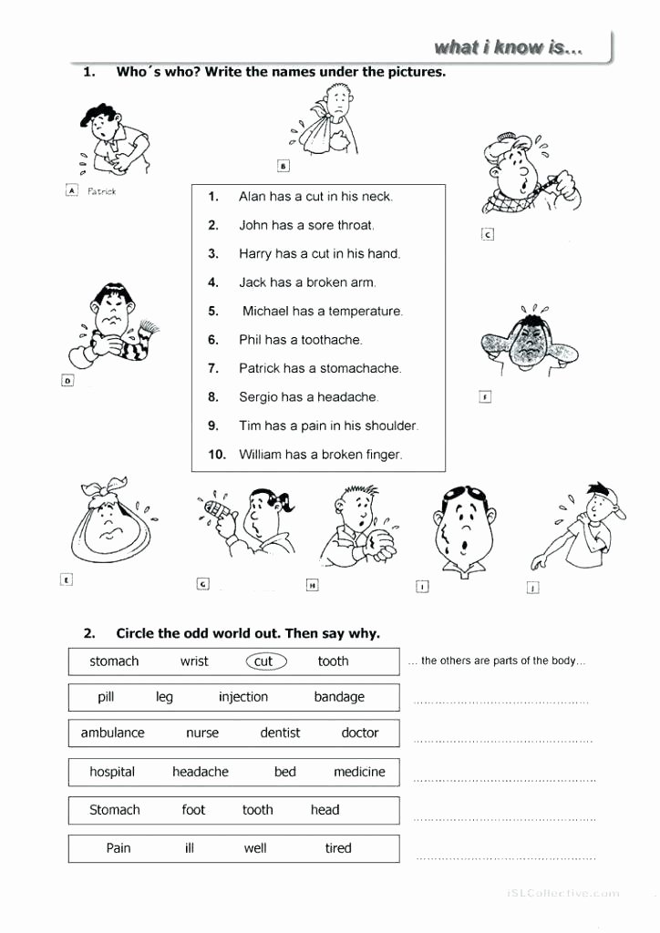 Middle School Health Worksheets Pdf Health Worksheets