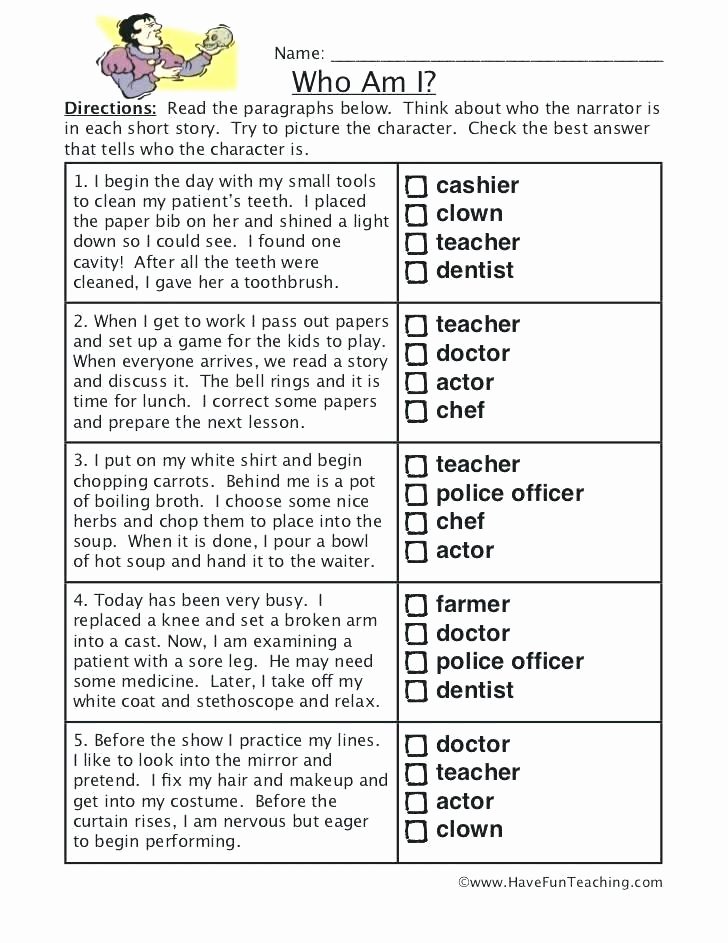 Middle School Inference Worksheets Making Inferences Practice Worksheets