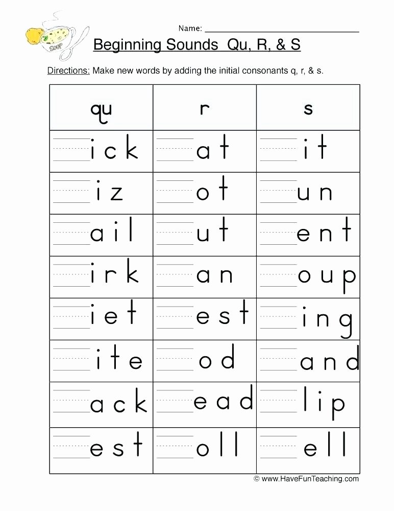Middle sounds Worksheet Learning Alphabet sounds Worksheets Letter sound Free
