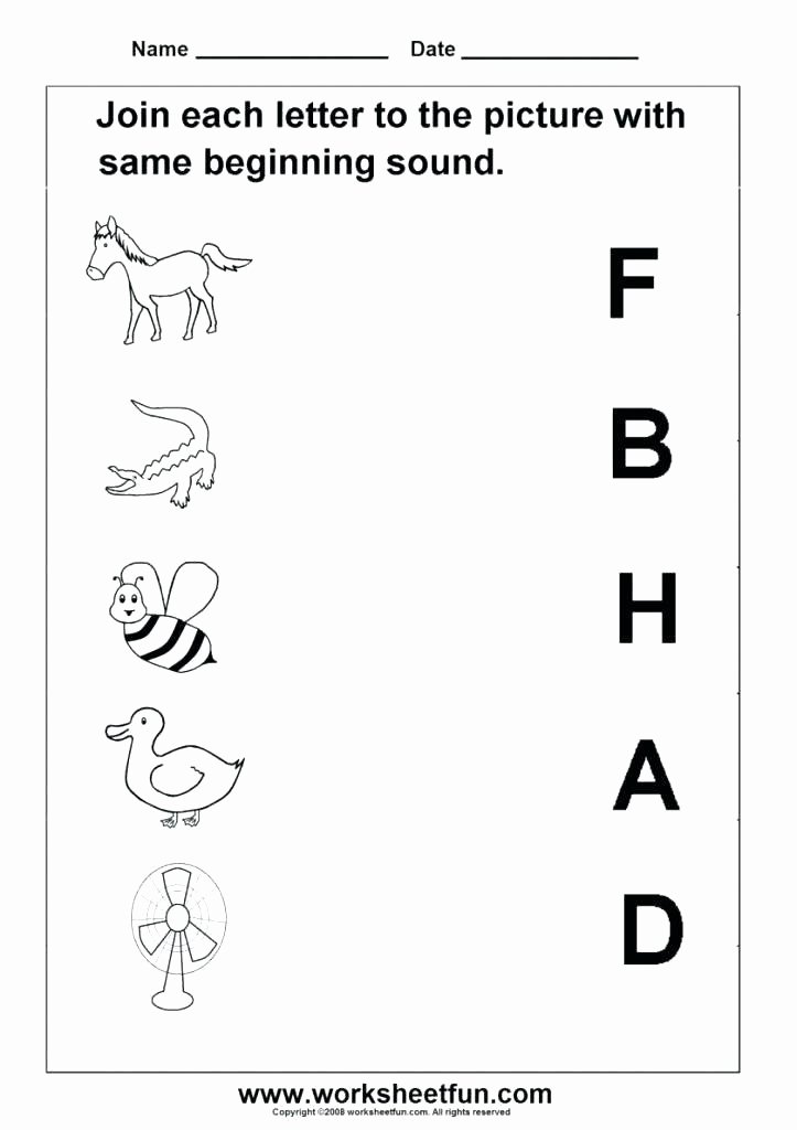 Middle Vowel sound Worksheets Learning Letter sounds Printable sound Worksheets for
