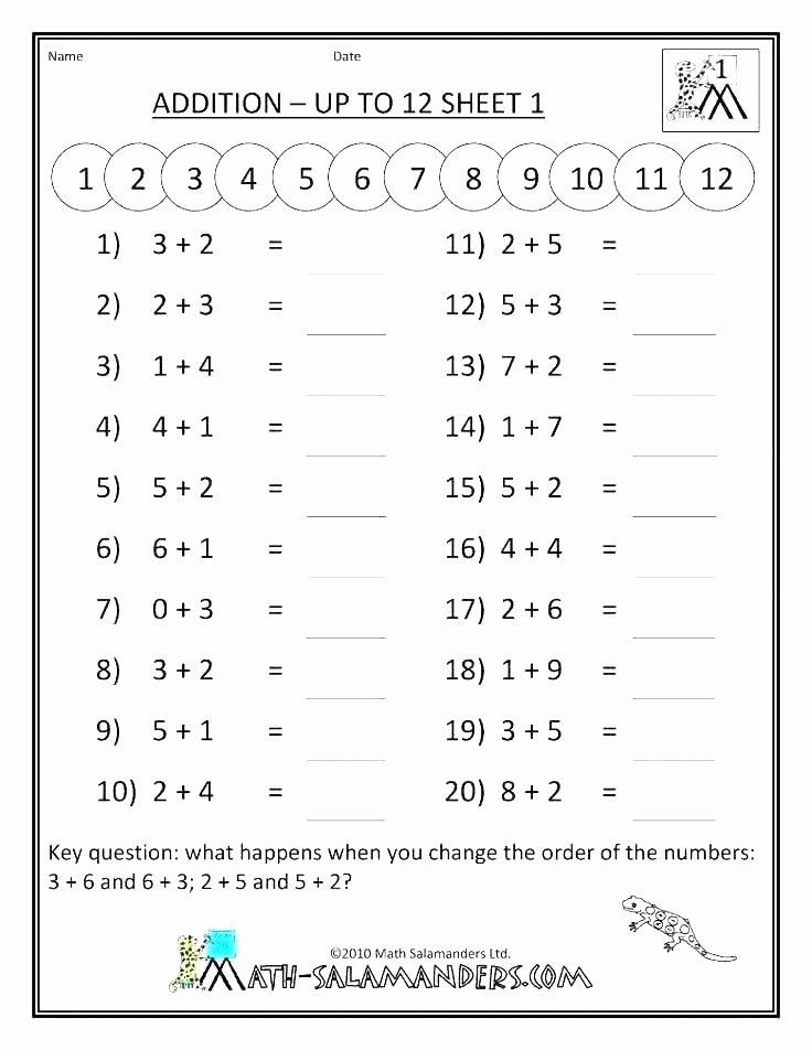 Minute Math Worksheets 1st Grade Second Grade Repeated Addition Worksheets A High School
