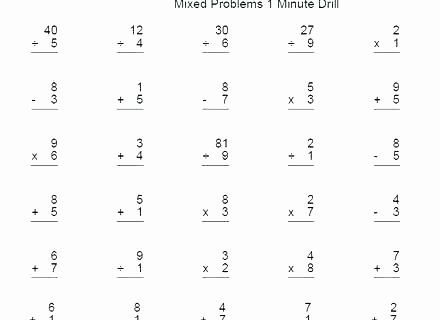 Minute Math Worksheets 1st Grade Subtraction and Addition Worksheets 1st Grade Maths