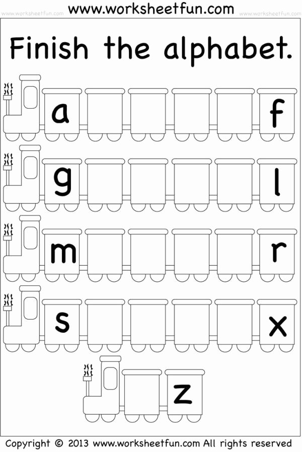 Missing Alphabet Worksheets 25 Landscape Alphabet Printing Worksheet and Ideas