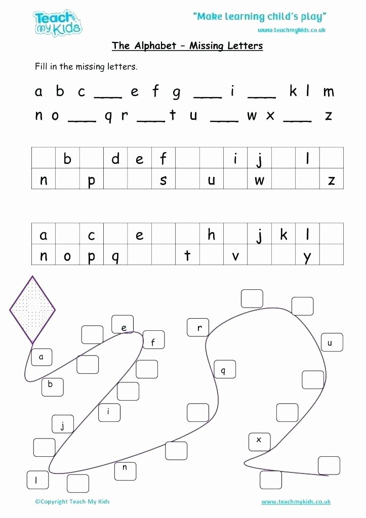 Missing Letters Worksheets Pdf Missing Letters Worksheets for Grade 1 Trace Alphabet